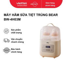 Máy hâm sữa tiệt trùng Bear BW-4H03M
