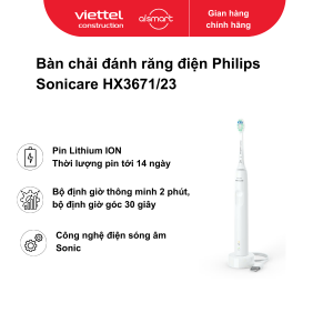 Bàn chải đánh răng điện Philips Sonicare HX3671/23