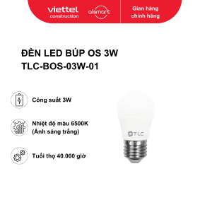 Đèn LED Búp OS 3W ánh sáng trắng