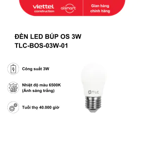 Đèn LED Búp OS 3W ánh sáng trắng