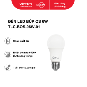 Đèn LED Búp OS 3W ánh sáng trắng