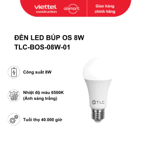 Đèn LED Búp OS 8W ánh sáng trắng