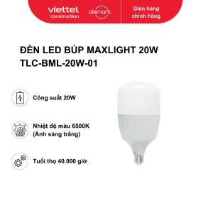 Đèn LED Bulb Maxlight 20W ánh sáng trắng