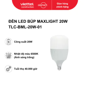 Đèn LED Bulb Maxlight 20W ánh sáng trắng