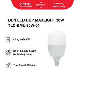 Đèn LED Bulb Maxlight 30W ánh sáng trắng