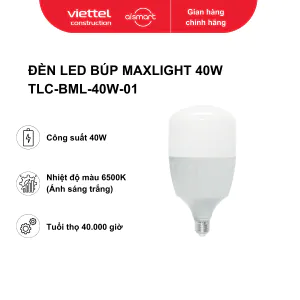 Đèn LED Bulb Maxlight 40W ánh sáng trắng
