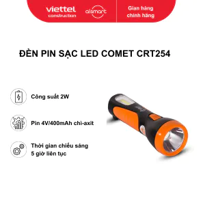 Đèn pin sạc Led Comet - CRT254