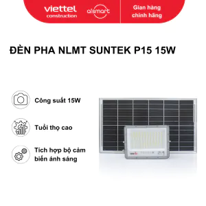 Đèn pha năng lượng mặt trời công suất 15W. Model:P15.Hiệu : Suntek