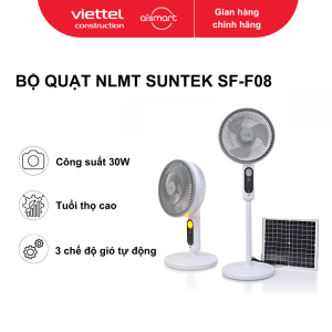 Quạt năng lượng mặt trời model: Suntek SF-F08. Hiệu Suntek.