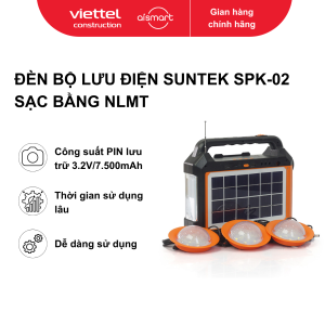 Bộ lưu điện SUNTEK SPK-02 sạc bằng năng lượng mặt trời