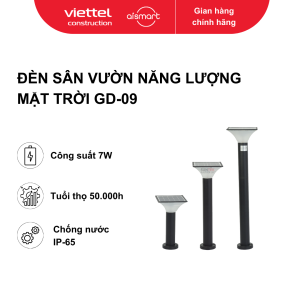 Đèn Sân Vườn Năng Lượng Mặt Trời Mã: GD-09