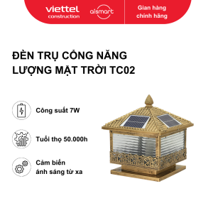 Đèn trụ cổng năng lượng mặt trời Model: TC02