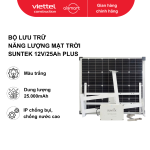 Bộ Lưu Trữ Năng Lượng Mặt Trời SUNTEK 12V/25Ah PLUS