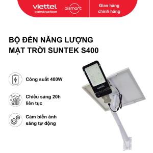 SUNTEK - Bộ đèn đường năng lượng mặt trời S400