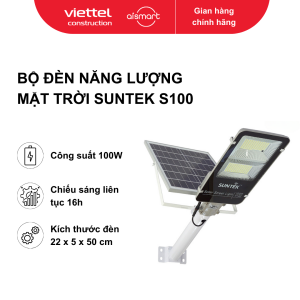 SUNTEK - Bộ đèn đường năng lượng mặt trời S100