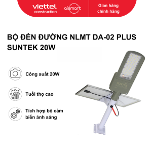 Bộ đèn đường năng lượng mặt trời  công suất 20W, Model DA-02plus, hiệu: SUNTEK