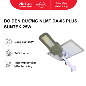 Bộ đèn đường năng lượng mặt trời công suất 25W Model DA-03plus, hiệu: SUNTEK