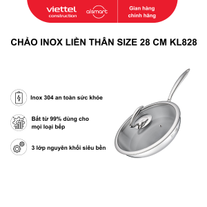 Chảo inox liền thân size 28 KL828