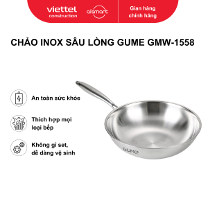 Chảo inox sâu lòng Gume GMW- GMW-1558