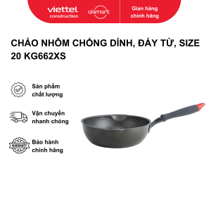 Chảo nhôm chống dính, đáy từ, size 20 model KG662XS