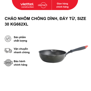 Chảo nhôm chống dính, đáy từ, size 30 model KG662XL