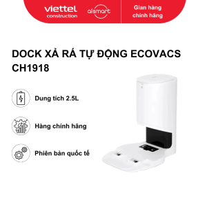 Dock xả rác tự động Ecovacs CH1918- Trắng/Xám