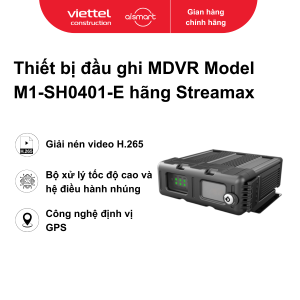 Thiết bị đầu ghi MDVR Model M1-SH0401-E hãng Streamax Trung Quốc