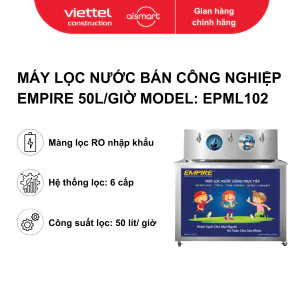 Máy lọc nước bán công nghiệp Empire công suất 50L/giờ. Model: EPML102