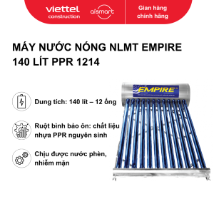 Máy nước nóng NLMT Empire 140 Lít PPR 1214