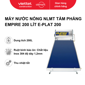 Máy nước nóng NLMT Empire tấm phẳng Empire 200 Lít E-PLAT 200