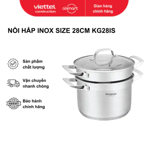 Nồi hấp inox size 28cm KG28IS