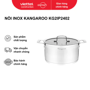 Bộ nồi inox Bộ nồi inox 5 đáy Kangaroo KG2IP2402