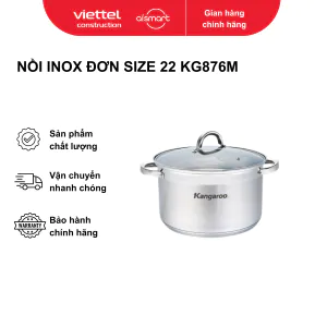Nồi Inox đơn size 22 model KG876M