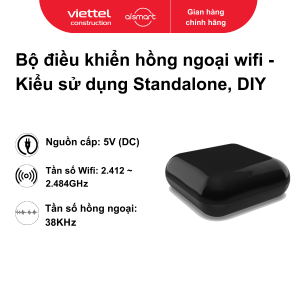 Bộ điều khiển hồng ngoại wifi - Kiểu sử dụng Standalone, DIY