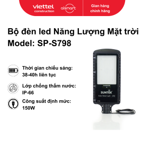 Bộ đèn led Năng Lượng Mặt trời Model: SP-S798