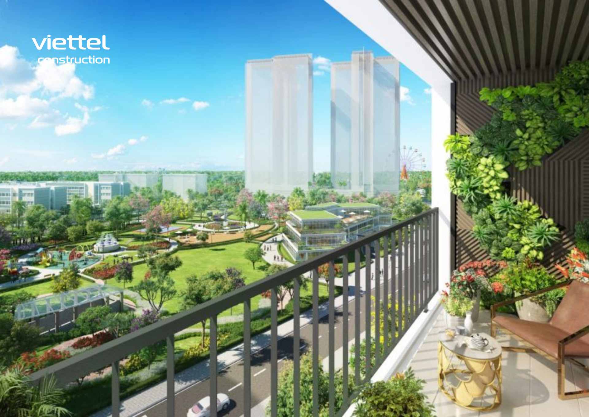 Không gian ban công xanh giúp điều hòa không khí